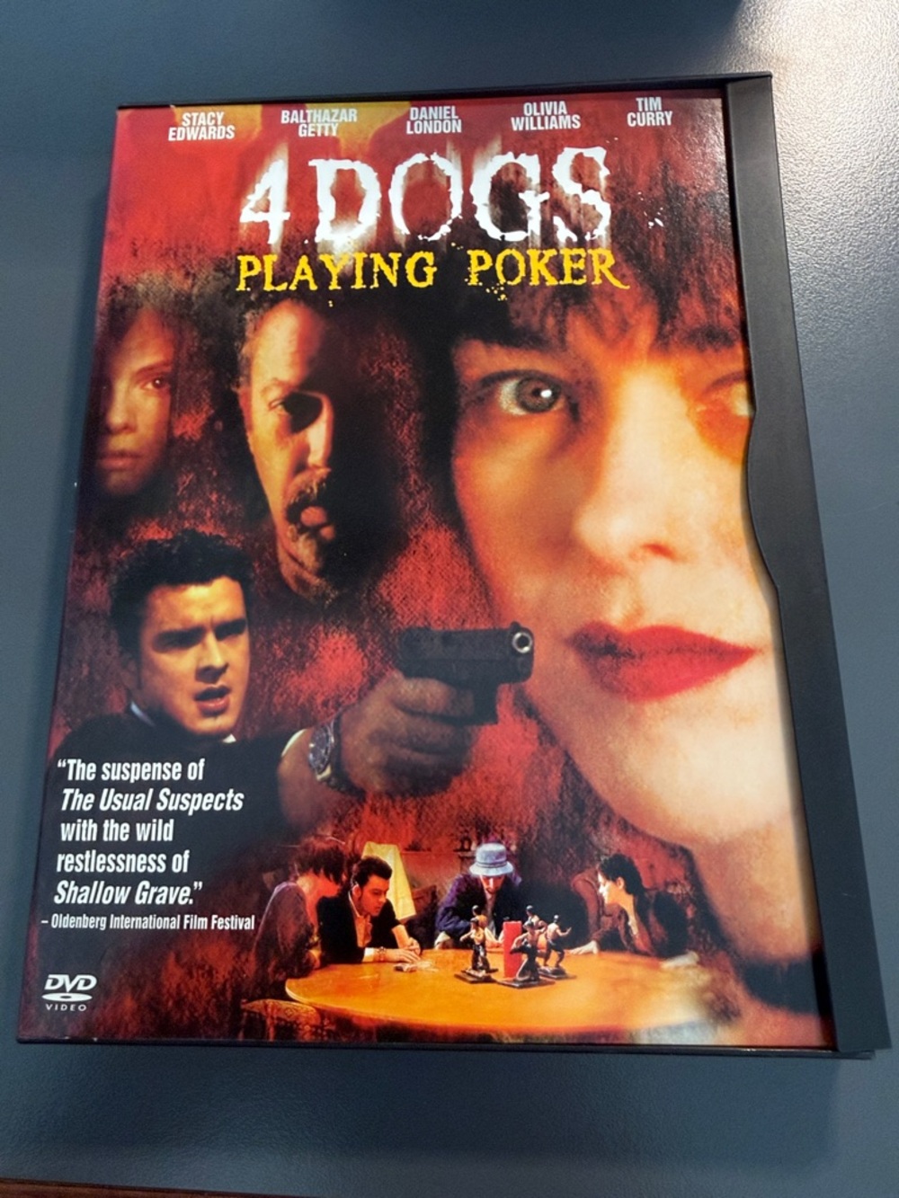 4 Dogs Playing Poker Red DVD John Taylor Duran Duran Tim Curry Balthazar Getty